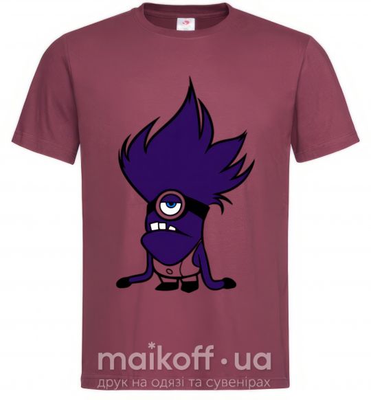 Чоловіча футболка Миньон фиолетовый Бордовий фото