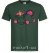 Мужская футболка Единорог Агнес Темно-зеленый фото