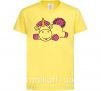 Детская футболка Единорог Агнес Лимонный фото