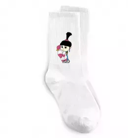 Носки Агнес з єдинорогом Белый фото