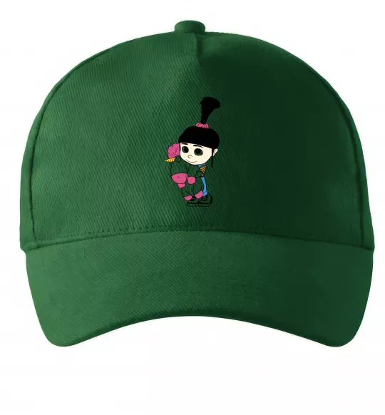 Кепка Агнес з єдинорогом Темно-зелений фото