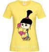 Жіноча футболка Агнес с единорогом Лимонний фото