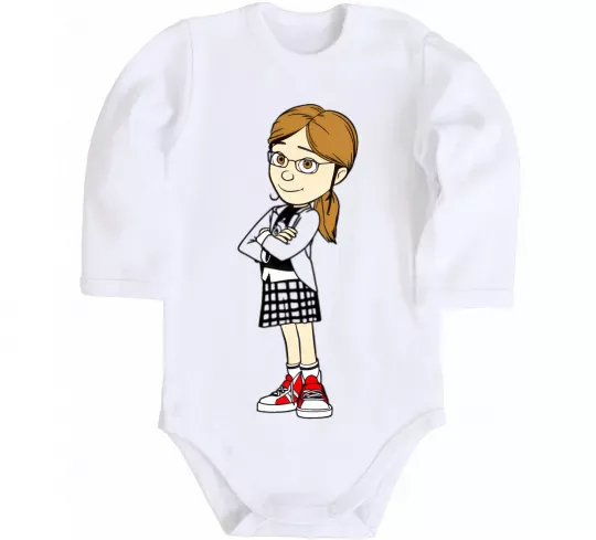 Дитячий бодік Марго Білий фото