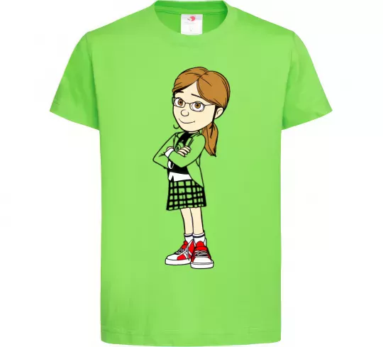 Дитяча футболка Марго Лаймовий фото