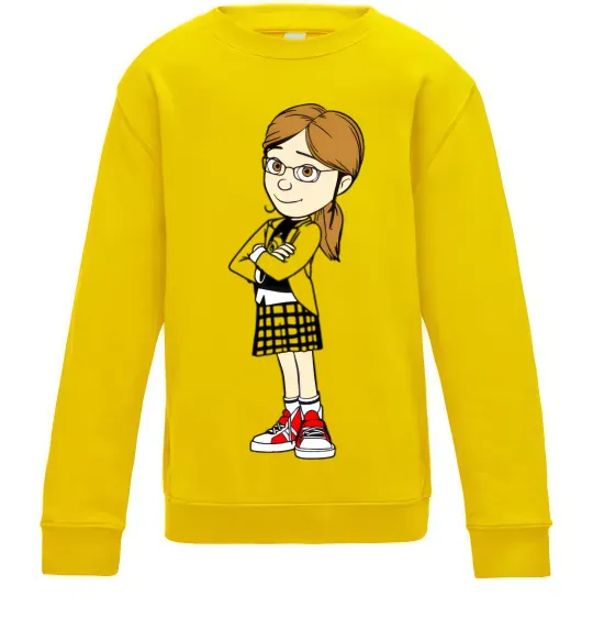 Детский Свитшот Марго Солнечно желтый фото