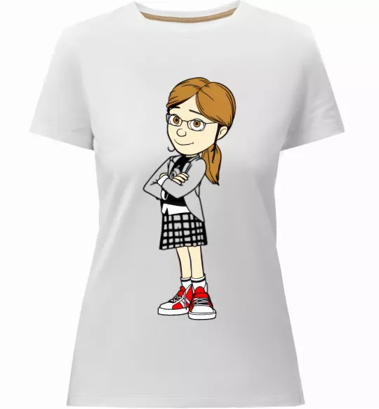 Женская премиум футболка Марго Белый фото