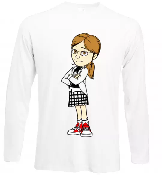 Лонгслив Марго Белый фото