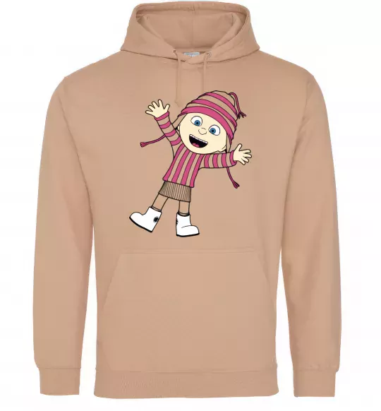 Мужская толстовка (худи) Едіт Песочный фото