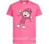 Детская футболка Эдит Ярко-розовый фото