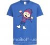 Детская футболка Эдит Ярко-синий фото