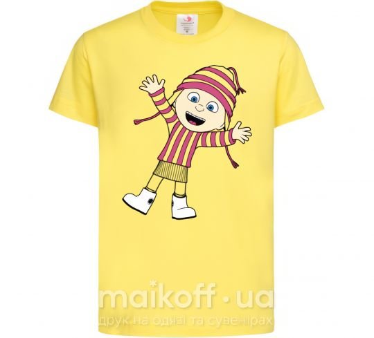 Дитяча футболка Эдит Лимонний фото