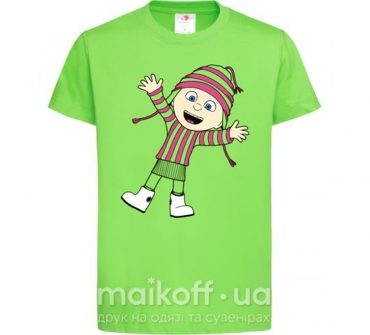 Детская футболка Эдит Лаймовый фото