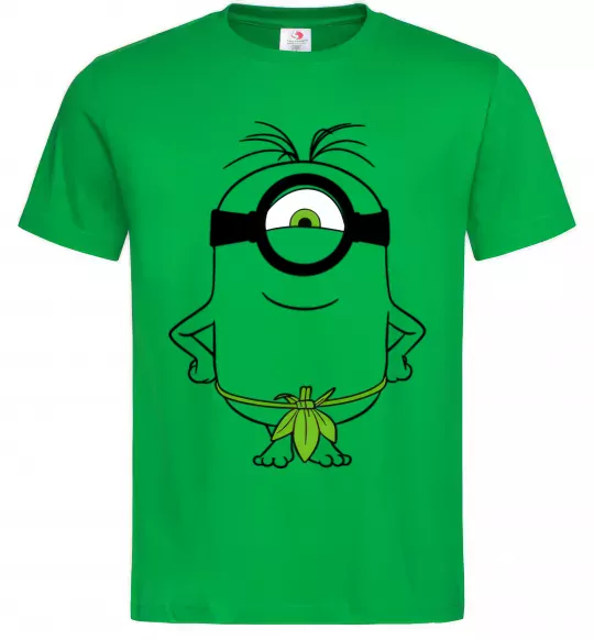 Мужская футболка Міньйон островитянин Зеленый фото