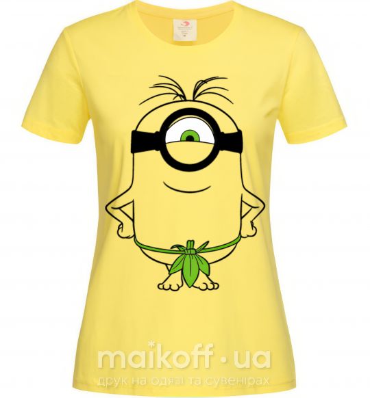 Женская футболка Миньон островитянин Лимонный фото