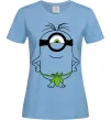 Женская футболка Міньйон островитянин Голубой Женская футболка Міньйон островитянин Голубой фото