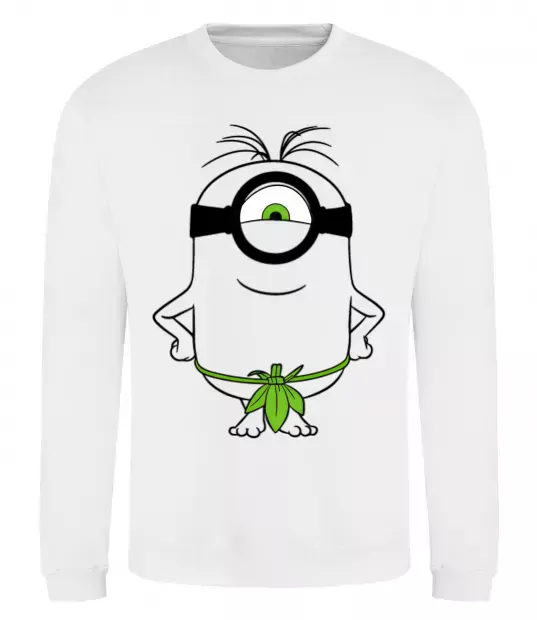 Свитшот Міньйон островитянин Белый фото