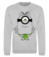 Свитшот Міньйон островитянин Серый меланж фото