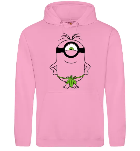 Женская толстовка (худи) Міньйон островитянин Розовый фото