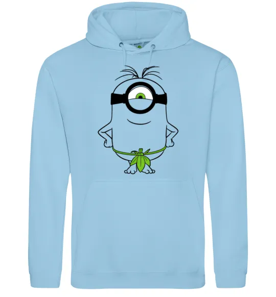 Женская толстовка (худи) Міньйон островитянин Голубой фото