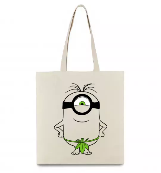 Эко-сумка Міньйон островитянин Бежевый фото
