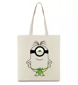 Эко-сумка Міньйон та багато бананів Бежевый фото