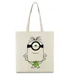 Эко-сумка Міньйон островитянин Бежевый фото