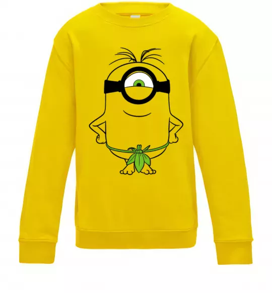 Дитячий світшот Міньйон островитянин Сонячно жовтий фото