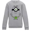Дитячий світшот Міньйон островитянин Сірий меланж Дитячий світшот Міньйон островитянин Сірий меланж фото
