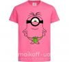 Дитяча футболка Миньон островитянин Яскраво-рожевий фото