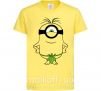 Детская футболка Миньон островитянин Лимонный фото
