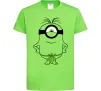 Дитяча футболка Міньйон островитянин Лаймовий Дитяча футболка Міньйон островитянин Лаймовий фото