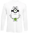 Лонгслив Міньйон островитянин Белый Лонгслив Міньйон островитянин Белый фото