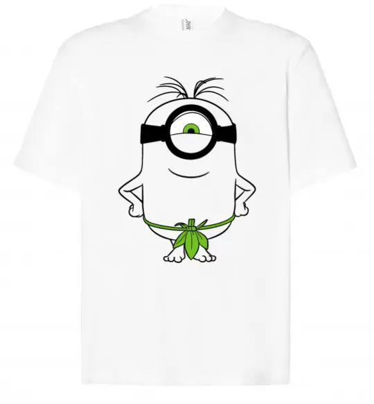 Футболка Оверсайз Міньйон островитянин Белый фото