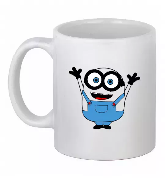 Чашка керамическая Радісний міньйон Белый фото