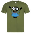 Чоловіча футболка Радісний міньйон Оливковий Чоловіча футболка Радісний міньйон Оливковий фото