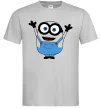 Чоловіча футболка Радісний міньйон Сірий Чоловіча футболка Радісний міньйон Сірий фото