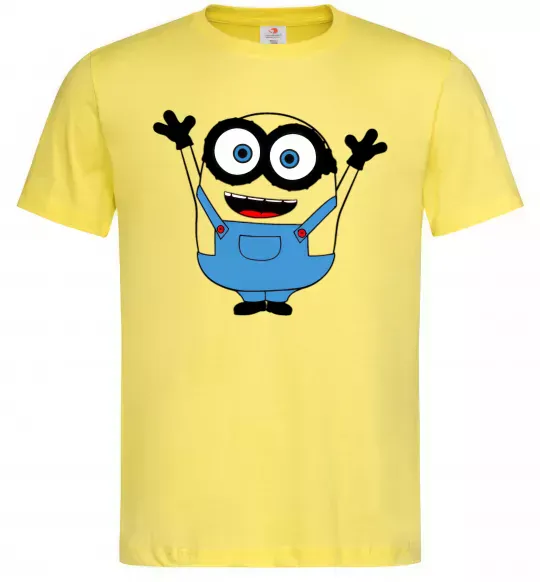 Чоловіча футболка Радісний міньйон Лимонний фото