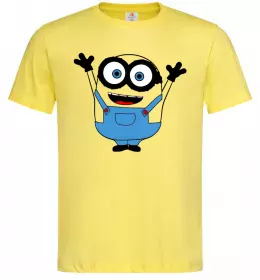 Чоловіча футболка Радісний міньйон Лимонний фото