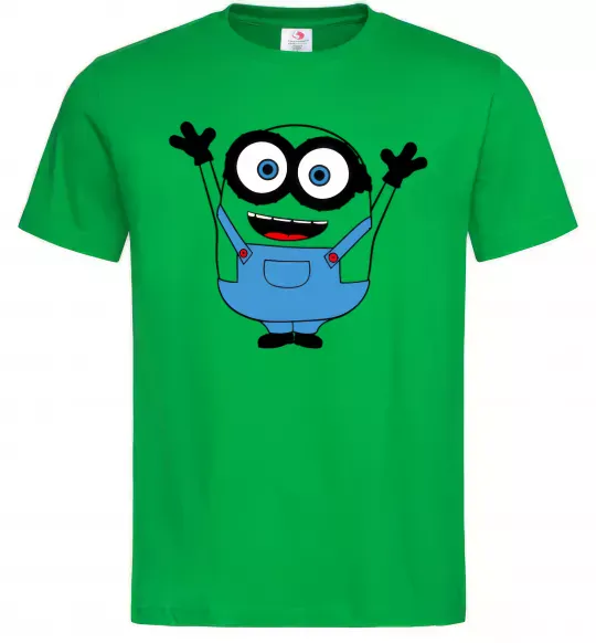 Чоловіча футболка Радісний міньйон Зелений фото