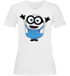 Жіноча футболка Радісний міньйон Білий фото