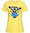 Жіноча футболка Радісний міньйон Лимонний фото