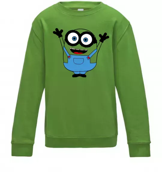 Дитячий світшот Радісний міньйон Лаймовий фото