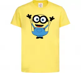 Дитяча футболка Радісний міньйон Лимонний фото