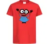 Детская футболка Радісний міньйон Красный фото