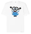 Футболка Оверсайз Радісний міньйон Білий фото