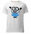 Чоловіча преміум футболка Радісний міньйон Білий фото