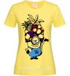 Женская футболка Миньон с фруктами Лимонный фото