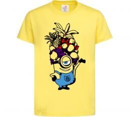 Детская футболка Міньйон з фруктами Детская футболка Міньйон з фруктами