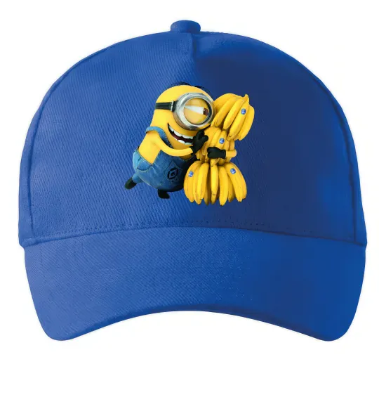 Кепка Міньйон та багато бананів Ярко-синий фото