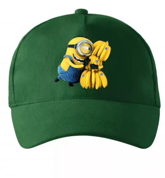 Кепка Міньйон та багато бананів Темно-зеленый фото